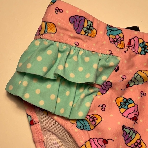 B18 Hot Topic Babydoll Sweetcakes Swim Bottom Size XS - Picture 3 of 5